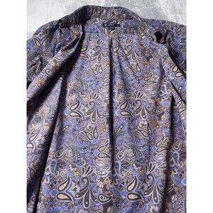 Daniel Cremieux Premium Colorful Paisley Long Sleeve Button Shirt Mens Medium